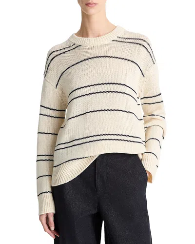 VINCE STRIPED SWEATER