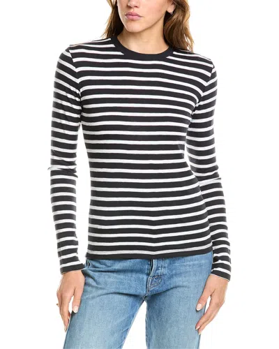 Vince Striped T-shirt In Blue