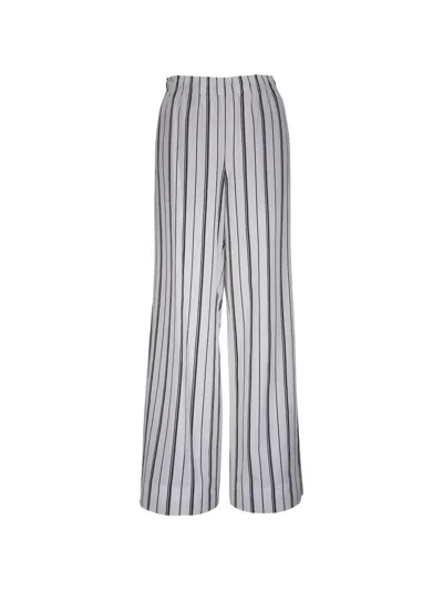 Vince Striped Trousers In Multi
