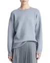 Vince Structured Wool And Cashmere Crewneck Sweatshirt