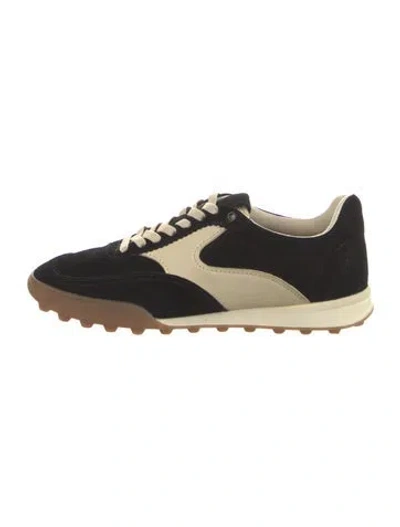 Pre-owned Vince Suede Athletic Sneakers In Black/neutrals