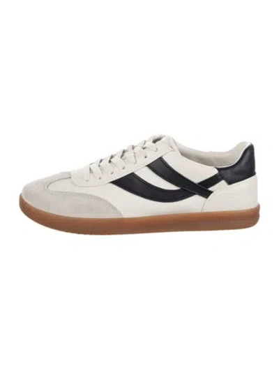Pre-owned Vince Suede Athletic Sneakers In White