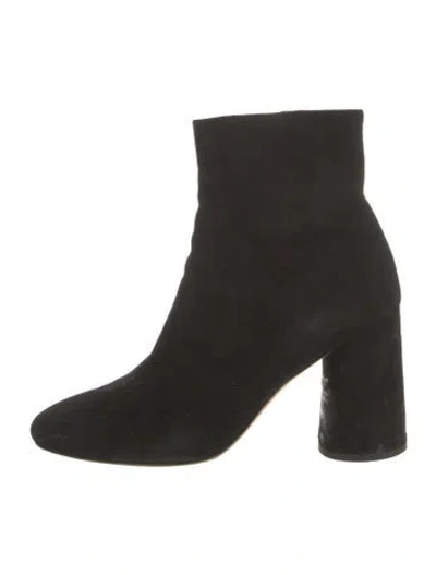 Pre-owned Vince Suede Boots In Black