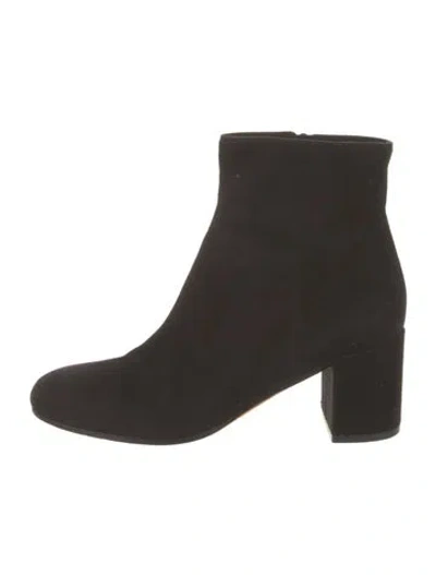 Pre-owned Vince Suede Boots In Black