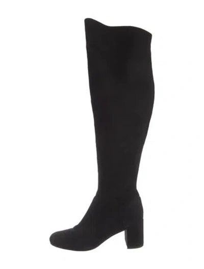 Pre-owned Vince Suede Boots In Black