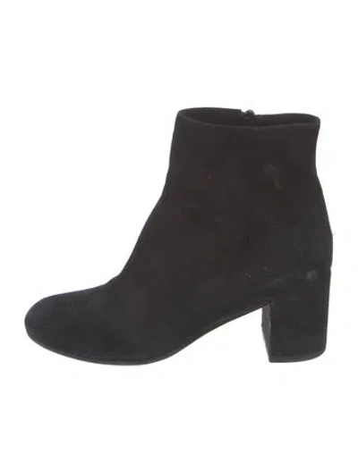 Pre-owned Vince Suede Boots In Black