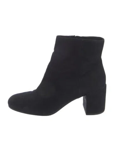 Pre-owned Vince Suede Boots In Black