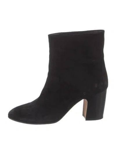 Pre-owned Vince Suede Boots In Black
