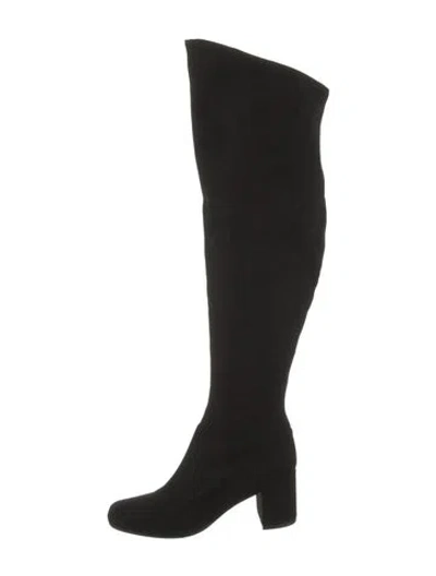 Pre-owned Vince Suede Boots In Black