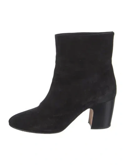 Pre-owned Vince Suede Boots In Black