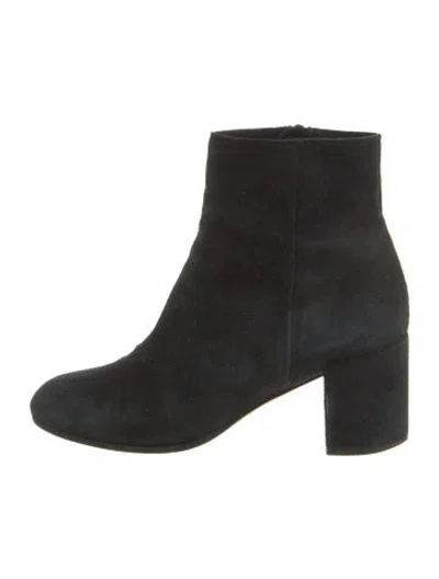 Pre-owned Vince Suede Boots In Black