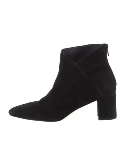 Pre-owned Vince Suede Boots In Black