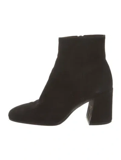 Pre-owned Vince Suede Boots In Black