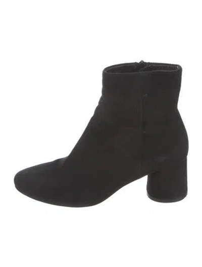 Pre-owned Vince Suede Boots In Black