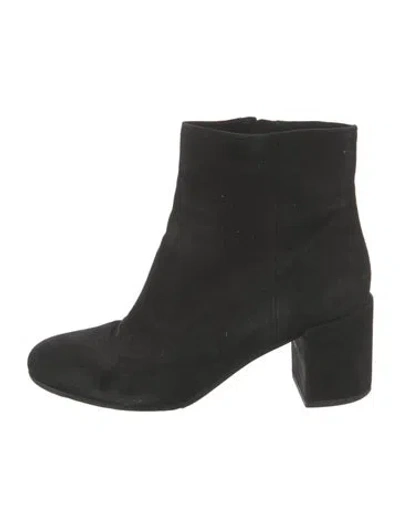 Pre-owned Vince Suede Boots In Black