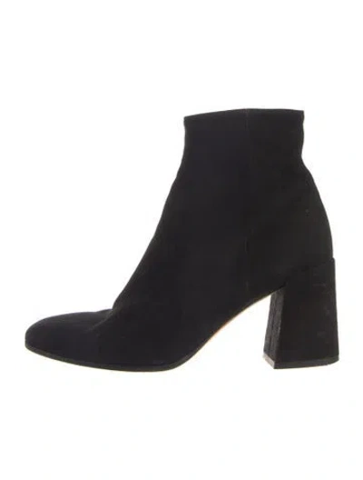 Pre-owned Vince Suede Boots In Black