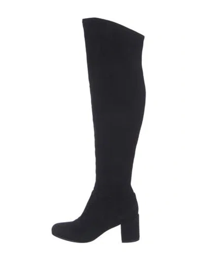 Pre-owned Vince Suede Boots In Black