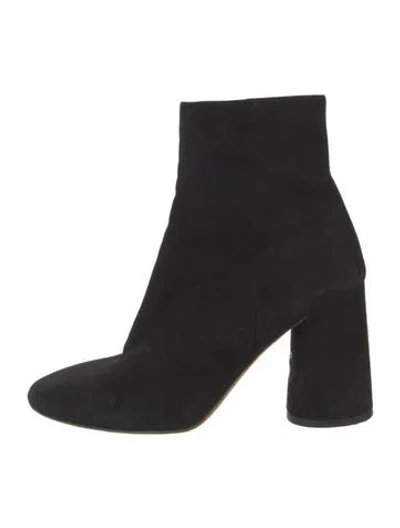 Pre-owned Vince Suede Boots In Black