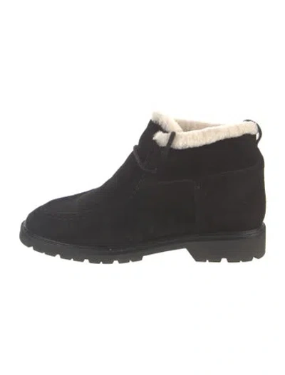 Pre-owned Vince Suede Boots In Black