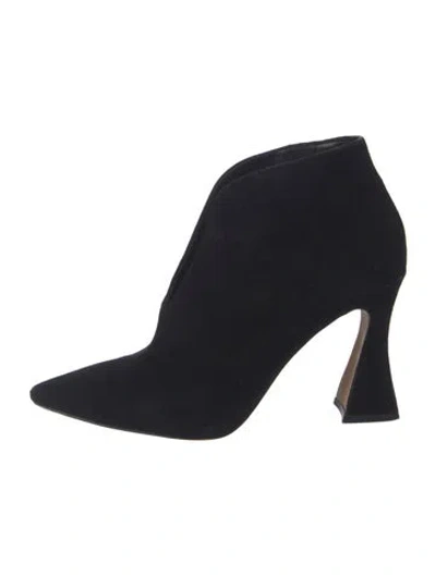 Pre-owned Vince Suede Boots In Black