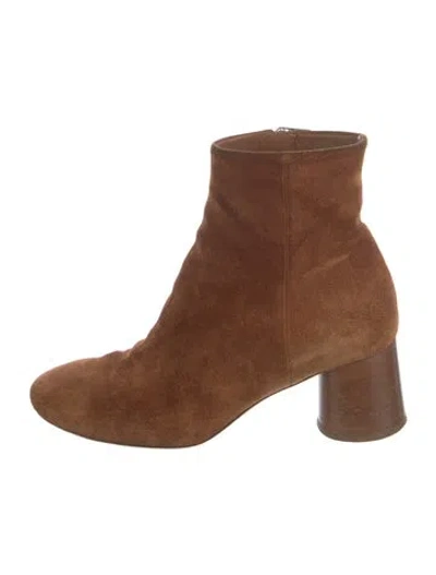 Pre-owned Vince Suede Boots In Brown