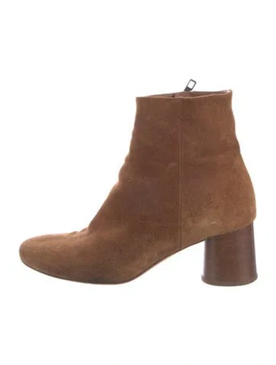Pre-owned Vince Suede Boots In Brown