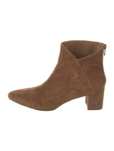 Pre-owned Vince Suede Boots In Brown
