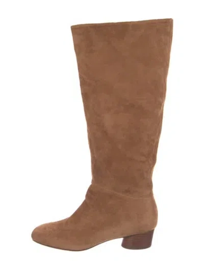 Pre-owned Vince Suede Boots In Brown