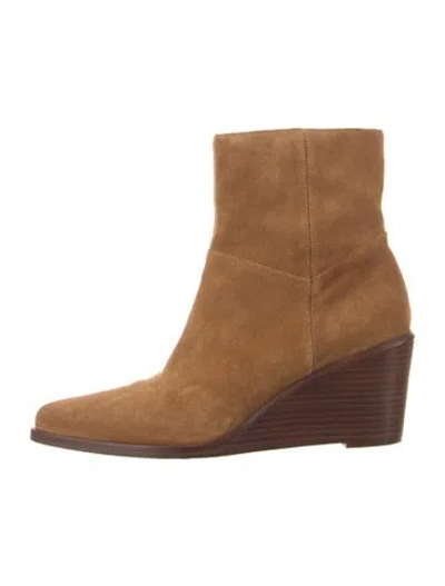 Pre-owned Vince Suede Boots In Brown