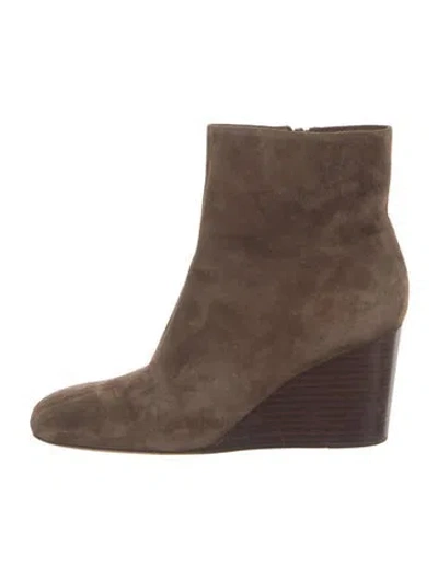 Pre-owned Vince Suede Boots In Brown