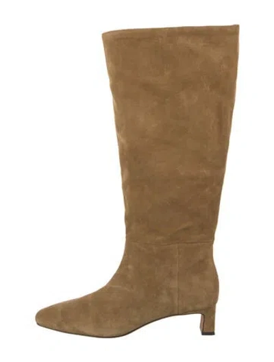Pre-owned Vince Suede Boots In Brown