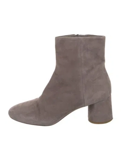 Pre-owned Vince Suede Boots In Gray