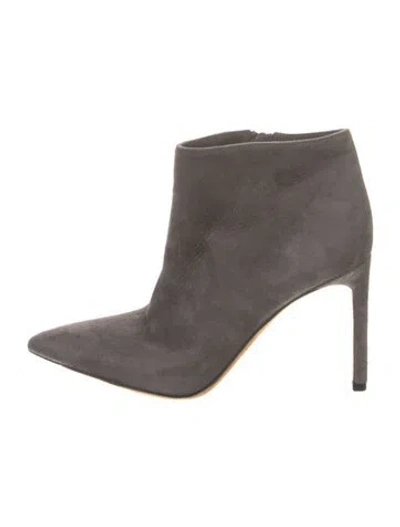 Pre-owned Vince Suede Boots In Gray
