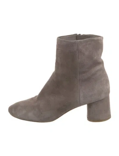 Pre-owned Vince Suede Boots In Gray