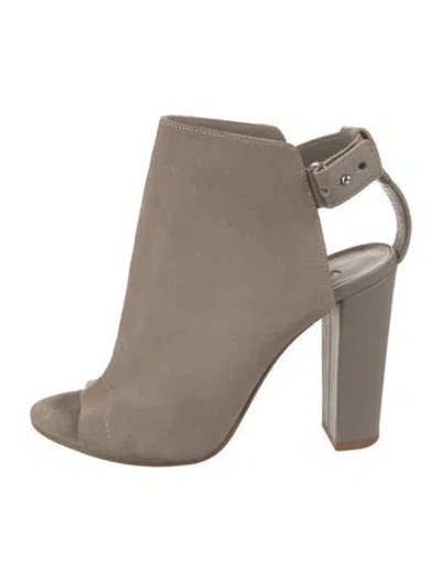 Pre-owned Vince Suede Boots In Gray