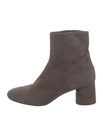 Pre-owned Vince Suede Boots In Gray