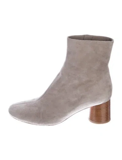 Pre-owned Vince Suede Boots In Gray