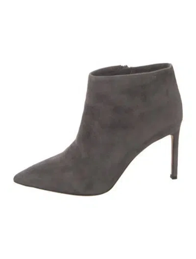 Pre-owned Vince Suede Boots In Gray