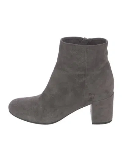 Pre-owned Vince Suede Boots In Grey