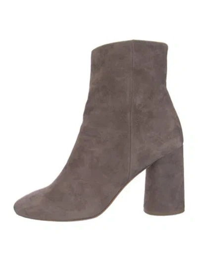 Pre-owned Vince Suede Boots In Neutrals