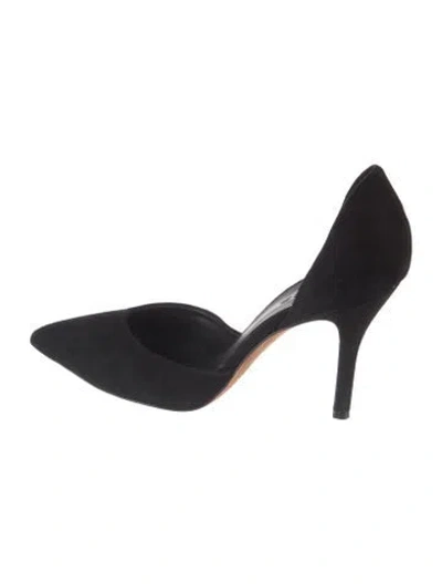 Pre-owned Vince Suede D'orsay Pumps In Blue