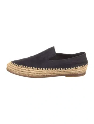 Pre-owned Vince Suede Espadrilles In Blue