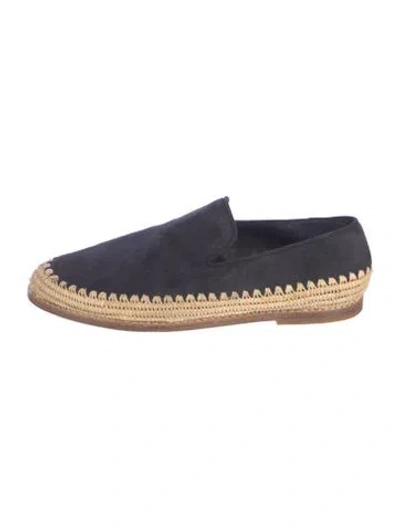Pre-owned Vince Suede Espadrilles In Blue