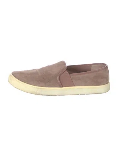 Pre-owned Vince Suede Espadrilles In Neutral