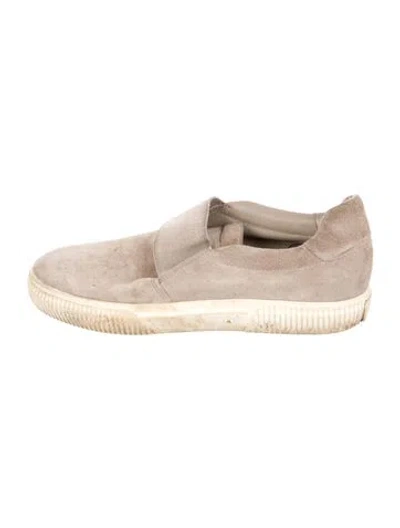 Pre-owned Vince Suede Espadrilles In Neutral