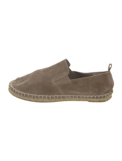 Pre-owned Vince Suede Espadrilles In Neutral