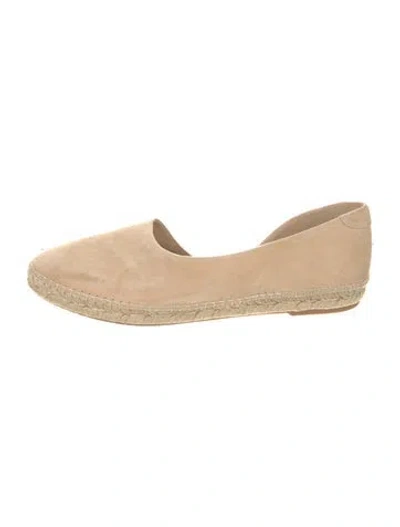 Pre-owned Vince Suede Espadrilles In Neutrals