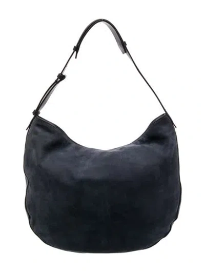 Pre-owned Vince Suede Hobo In Blue