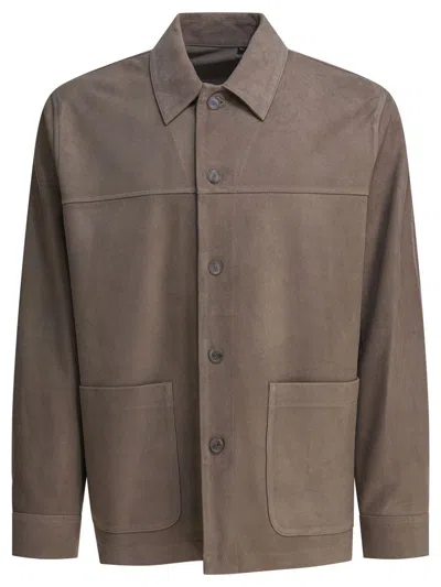 VINCE VINCE SUEDE LEATHER JACKET