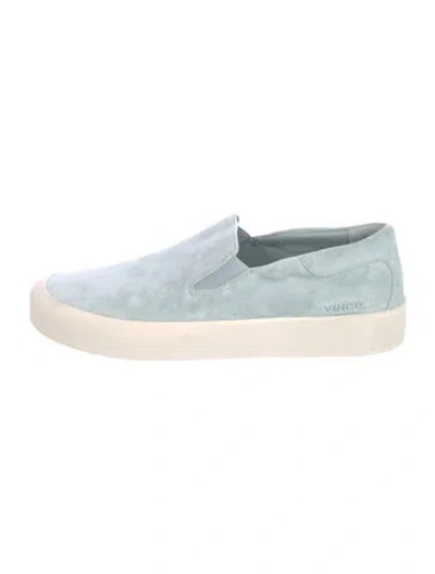 Pre-owned Vince Suede Loafers In Blue